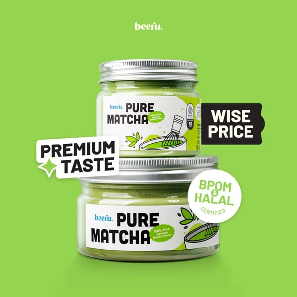 beeru pure matcha bubuk
