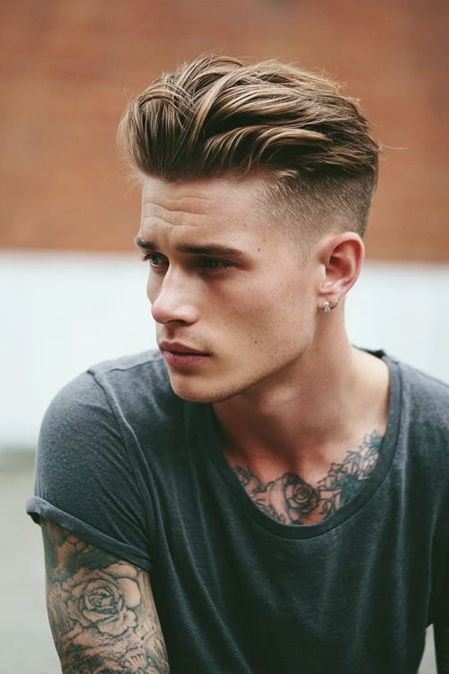 Gaya Rambut Pompadour Modern