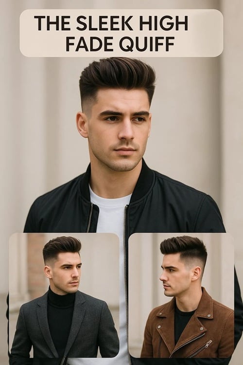 Fade Quiff Rambut Pria