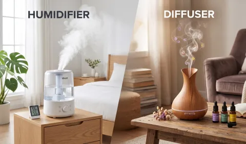 Humidifier dan Diffuser: Sama-Sama Beruap, Apa Bedanya?