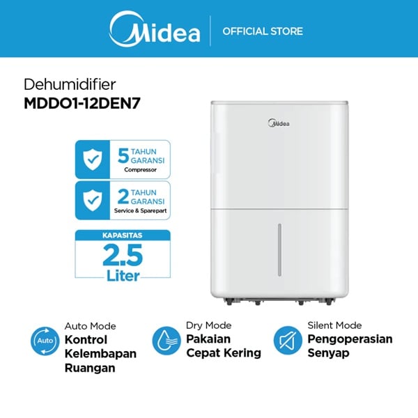 Midea Dehumidifier MDDO1-12DEN7 Smart Multifunction