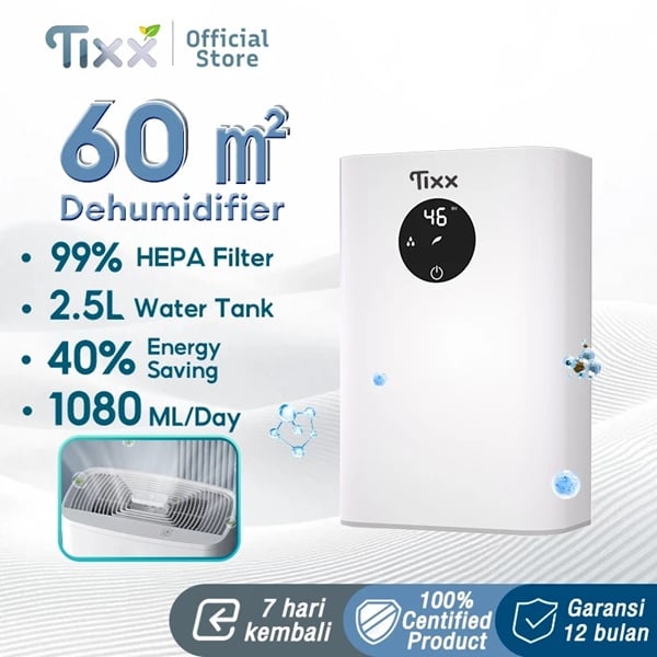 TIXX H2102 Dehumidifier Serap Lembab Dan Jamur
