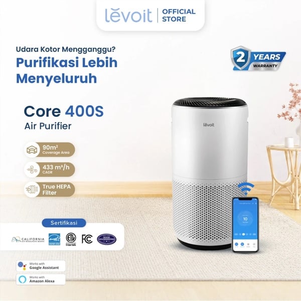 Levoit Air Purifier Core 400S Smart Wifi